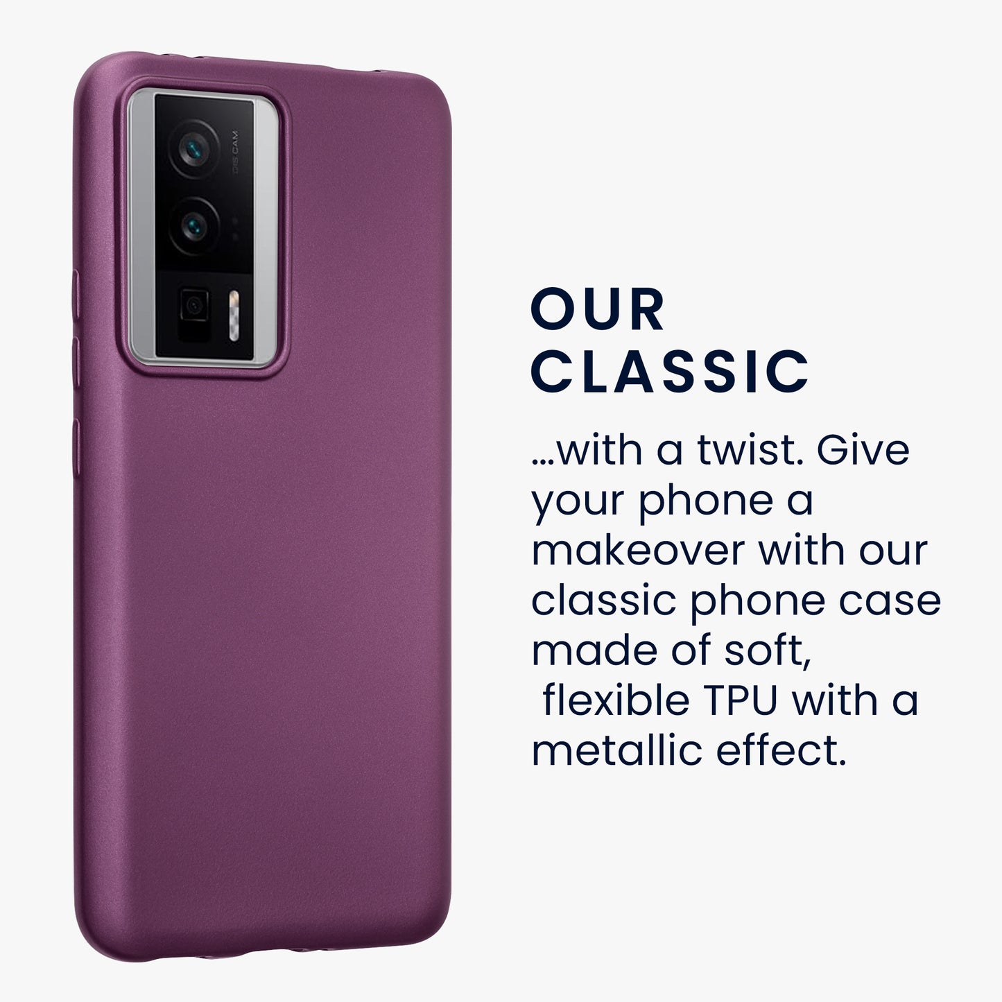 kwmobile Handyhülle für Xiaomi Poco F5 Pro 5G Hülle - Silikon Case - Schutzhülle Cover
