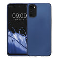 kwmobile Handyhülle für Motorola Moto E32 Hülle - Silikon Case metallisch schimmernd - Schutzhülle Cover - Metallic