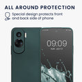 kwmobile Handyhülle für HONOR 90 Lite 5G Hülle - weiche Silikon Case metallisch schimmernd - Schutzhülle Cover