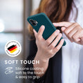 Gummierte Silikon Hülle für Nothing Phone (2) in Petrol matt