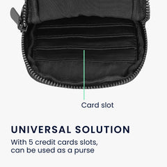 Crossbody Handytasche XL mit 4 Kartenfächern - Innenmaße 17,2 x 8,4 cm