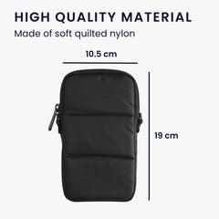 Crossbody Handytasche XL mit 4 Kartenfächern - Innenmaße 17,2 x 8,4 cm