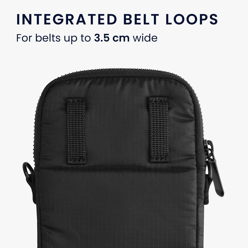 Crossbody Handytasche XL mit 4 Kartenfächern - Innenmaße 17,2 x 8,4 cm