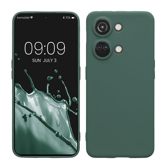 kwmobile Handyhülle für OnePlus Nord 3 5G Hülle - weiches Handy Silikon Case - Schutzhülle Cover
