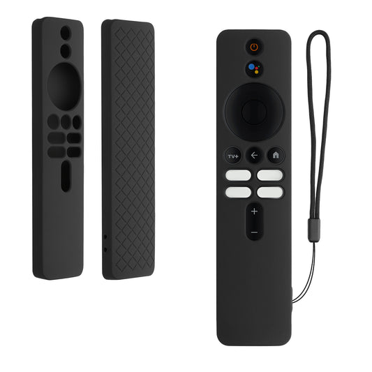 kwmobile Hülle Fernbedienung kompatibel mit Xiaomi TV Box S (2nd Gen) Hülle - Silikon Case für TV Zubehör in Schwarz Schwarz  