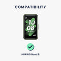 kwmobile Armband kompatibel mit Huawei Band 10 / 9 / 8 - Fitnesstracker Sportarmband - Innenmaße von 14 - 22 cm
