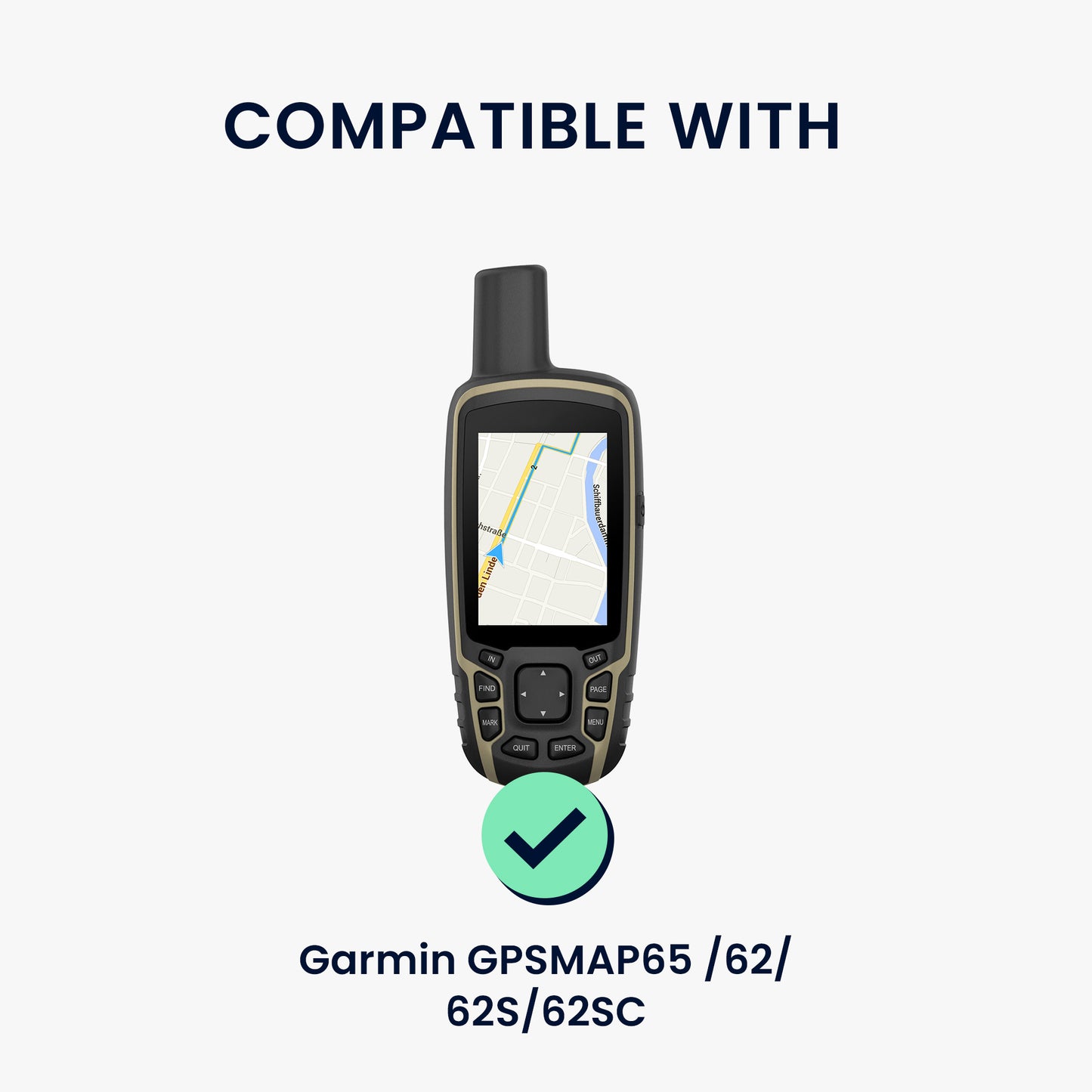 kwmobile Hülle für Garmin GPSMAP 65 / 62 / 62S / 62SC Schutzhülle - Hülle für GPS Handgerät