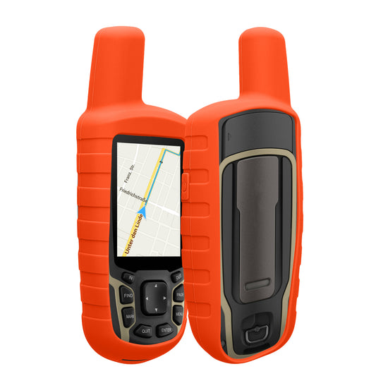 kwmobile Hülle für Garmin GPSMAP 65 / 62 / 62S / 62SC Schutzhülle - Hülle für GPS Handgerät - Case in Orange Orange  