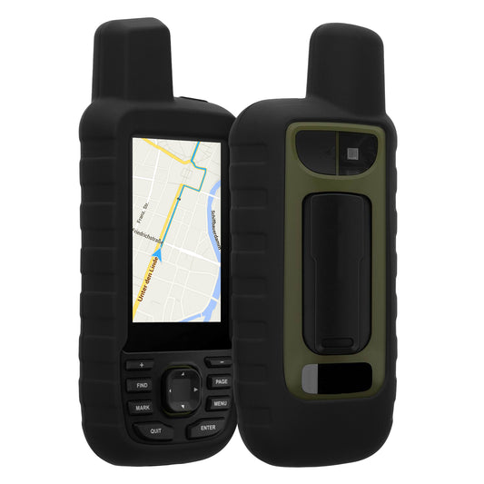 kwmobile Hülle für Garmin GPSMAP 66sr / GPSMAP 67 Schutzhülle - Hülle für GPS Handgerät - Case in Schwarz Schwarz  