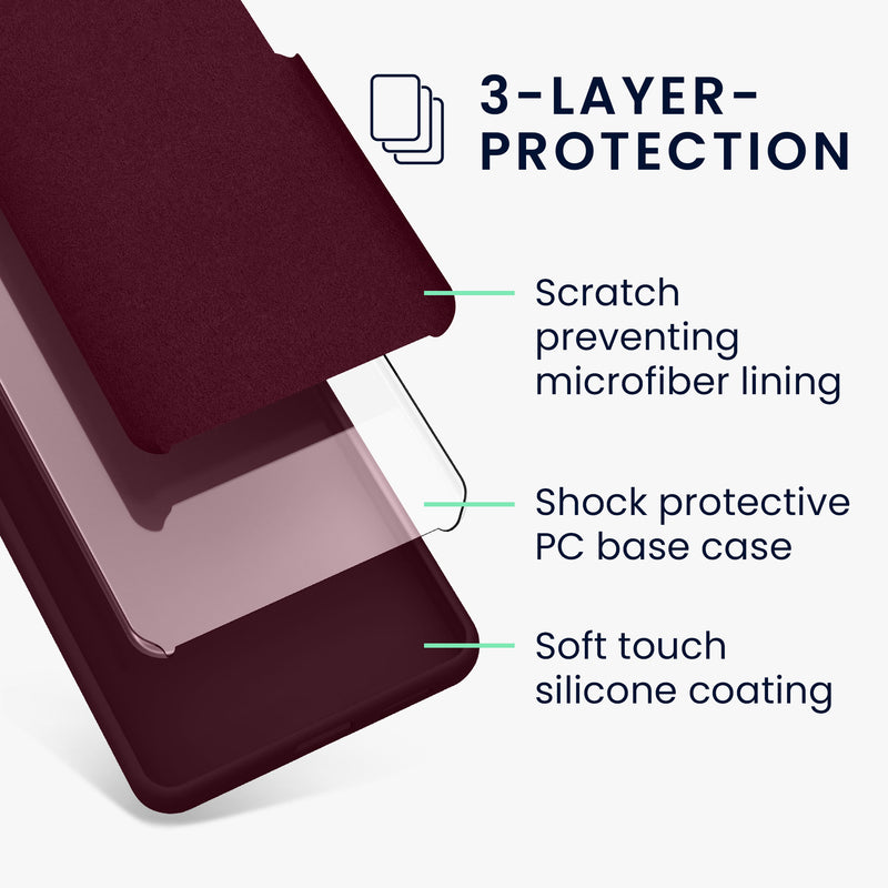 kwmobile Handyhülle für Google Pixel 8 Pro Case - kabelloses Laden