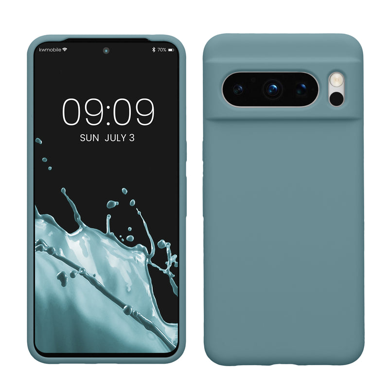 kwmobile Handyhülle für Google Pixel 8 Pro Hülle, für Pixel 8 Pro Case - Hülle Silikon - kabelloses Laden - Antique Stone Antique Stone  