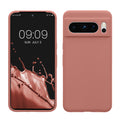 kwmobile Handyhülle für Google Pixel 8 Pro Hülle, für Pixel 8 Pro Case - Hülle Silikon - kabelloses Laden - Winter Rose Winter Rose  