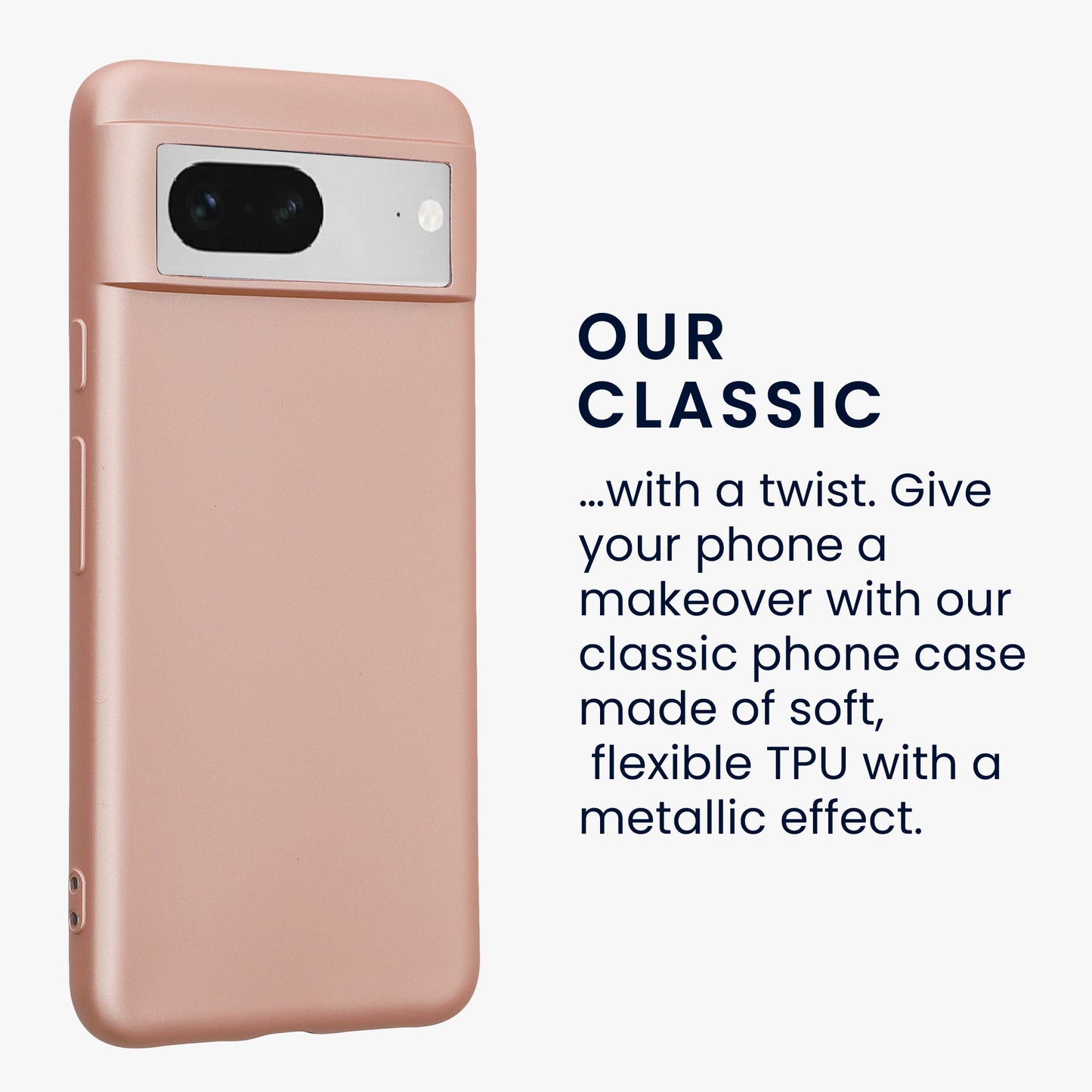 kwmobile Handyhülle für Google Pixel 8 Hülle - Silikon Case - Schutzhülle Cover