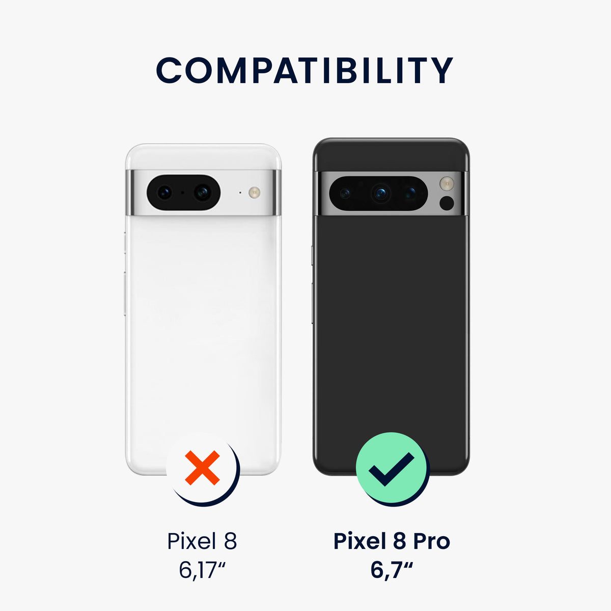 Crystal TPU Hülle für Google Pixel 8 Pro Transparent