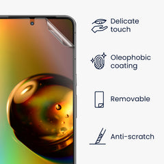 kwmobile Displayschutzfolie kompatibel mit Google Pixel 8 Set - Kristallklar - Displayschutz
