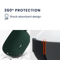 kwmobile Schutzhülle für JBL Tune Buds Hülle - TPU Case für Kopfhörer Ladecase - stoßfestes Cover mit Karabiner - Hüllen