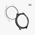 kwmobile Glas Hülle für Huawei Watch 4 Schutzhülle - Fullbody Fitnesstracker Case Set aus Glas