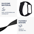 kwmobile Uhrenarmband für Xiaomi Redmi Smart Band 2 Armband - Fitnesstracker Band Set aus Silikon - Ersatzarmband Smartwatch