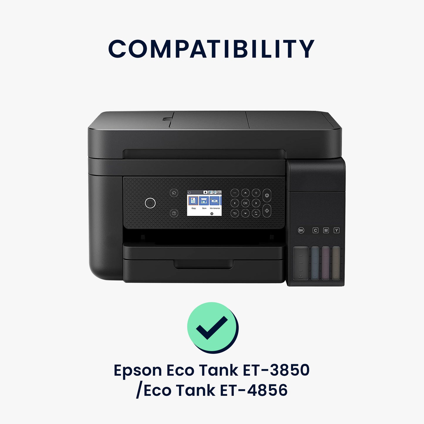kwmobile Cover kompatibel mit Epson Eco Tank ET-3850 / Eco Tank ET-4856 - Tasche Hülle Drucker - Staubschutzhülle