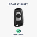 Hülle für BMW 3-Tasten Funk Autoschlüssel (nur Keyless Go)