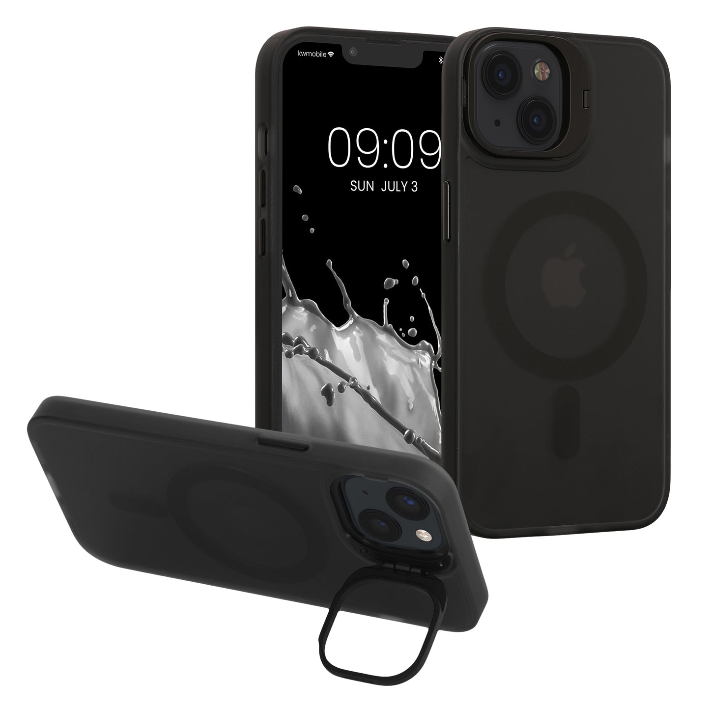 kwmobile Hülle kompatibel mit Apple iPhone 13 - Hard Case mit erhöhtem Rand - Kameraschutz integriert