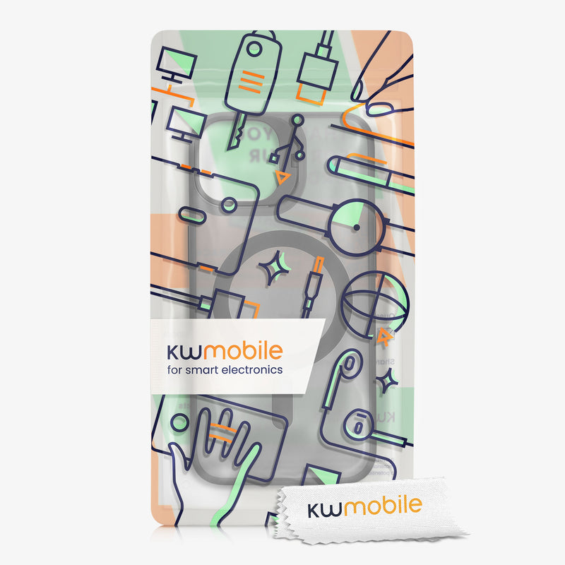 kwmobile Hülle kompatibel mit Apple iPhone 13 Hard Case mit erhöhtem Rand Kameraschutz integriert Transparent