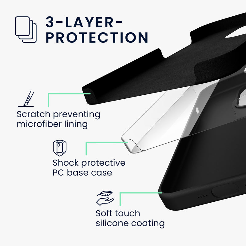 kwmobile Handyhülle für iPhone 15 Case - kabelloses Laden