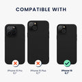 kwmobile Handyhülle für iPhone 15 Case - kabelloses Laden