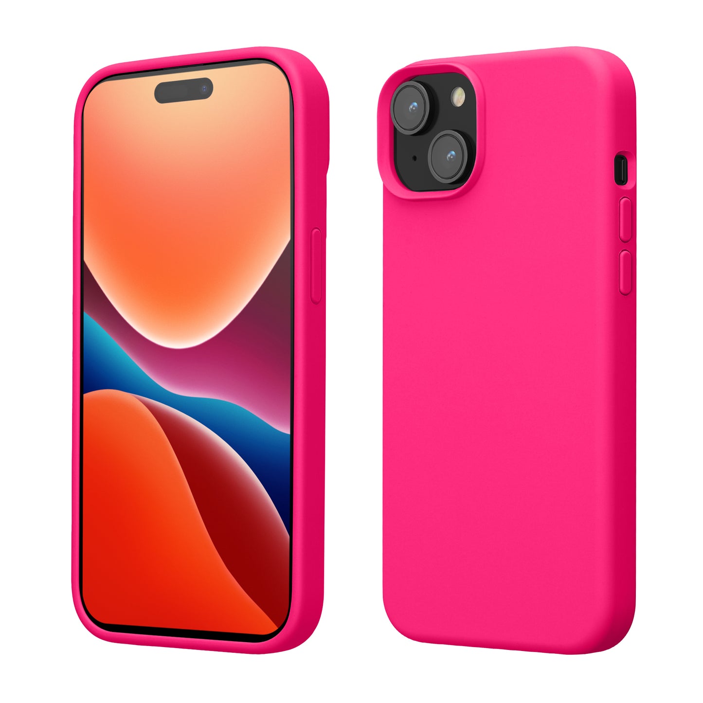 kwmobile Handyhülle für iPhone 15 Case - kabelloses Laden