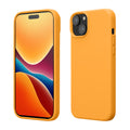 kwmobile Handyhülle für iPhone 15 Hülle, für iPhone 15 Case - Hülle Silikon - kabelloses Laden - Fruity Orange Fruity Orange  