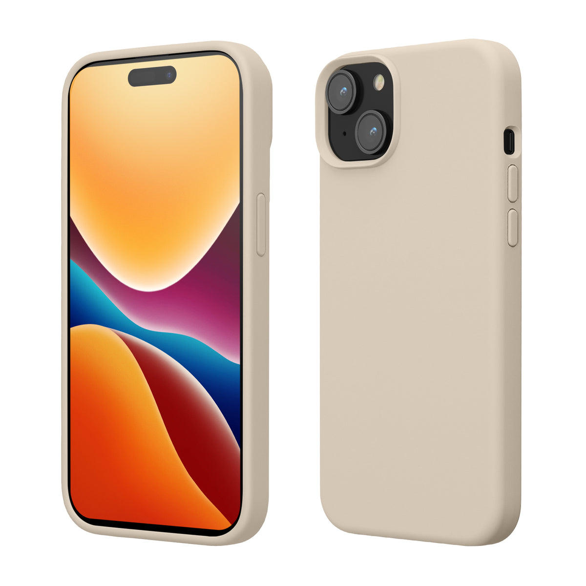 kwmobile Handyhülle für iPhone 15 Case - kabelloses Laden