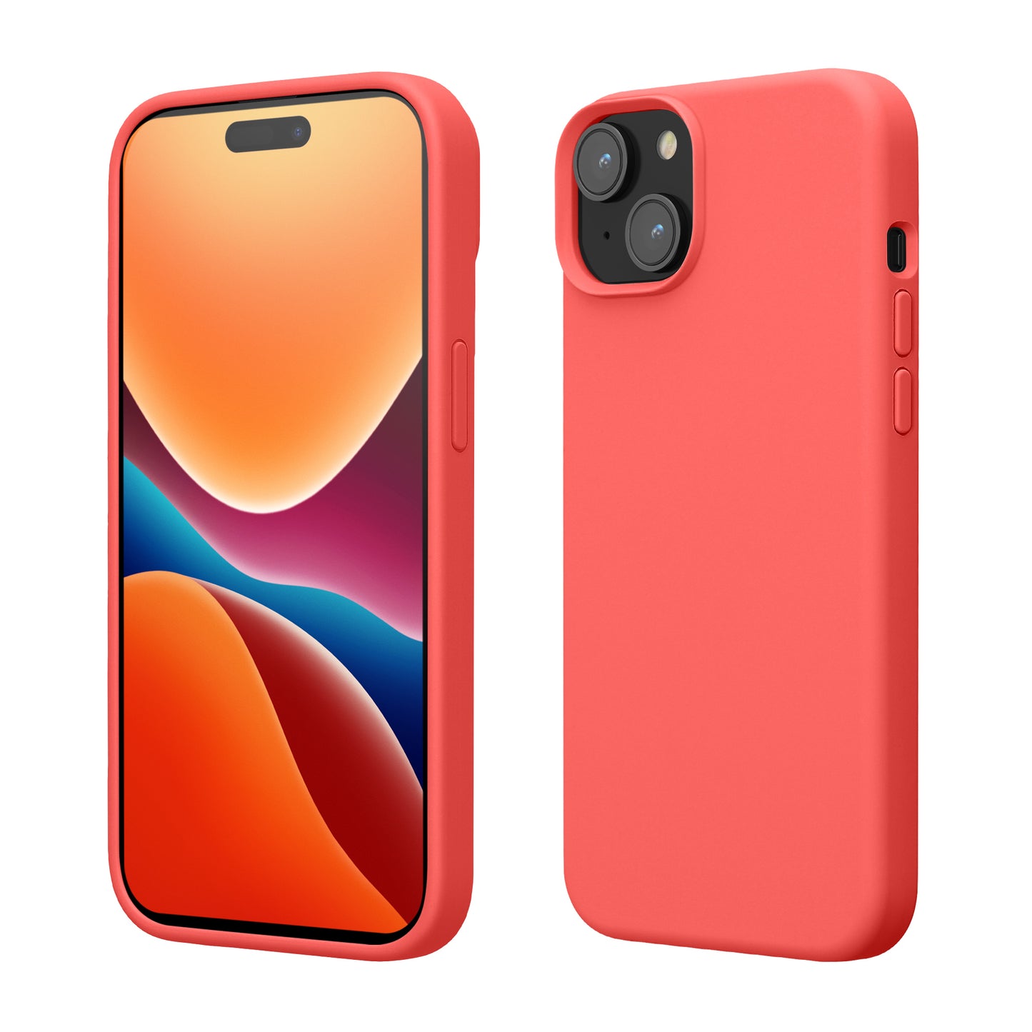 kwmobile Handyhülle für iPhone 15 Case - kabelloses Laden