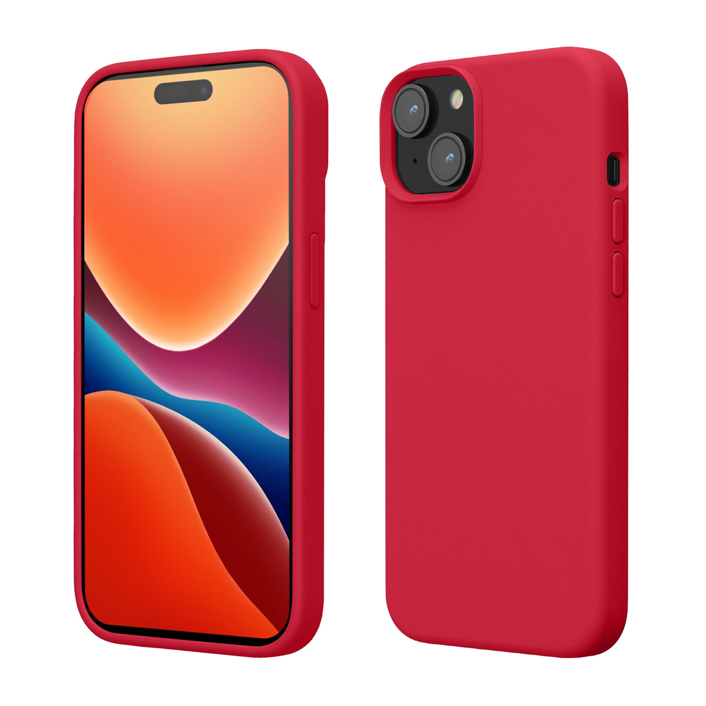 kwmobile Handyhülle für iPhone 15 Case - kabelloses Laden