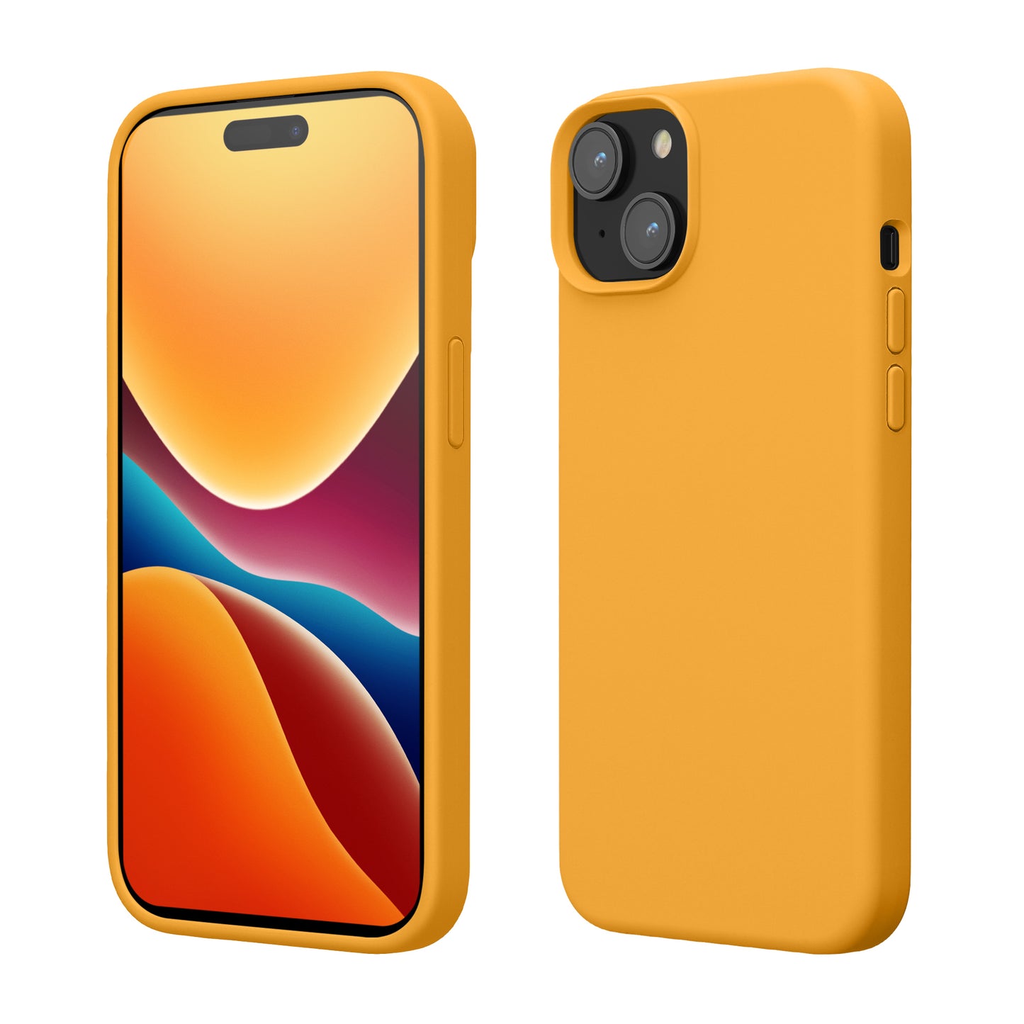 kwmobile Handyhülle für iPhone 15 Case - kabelloses Laden