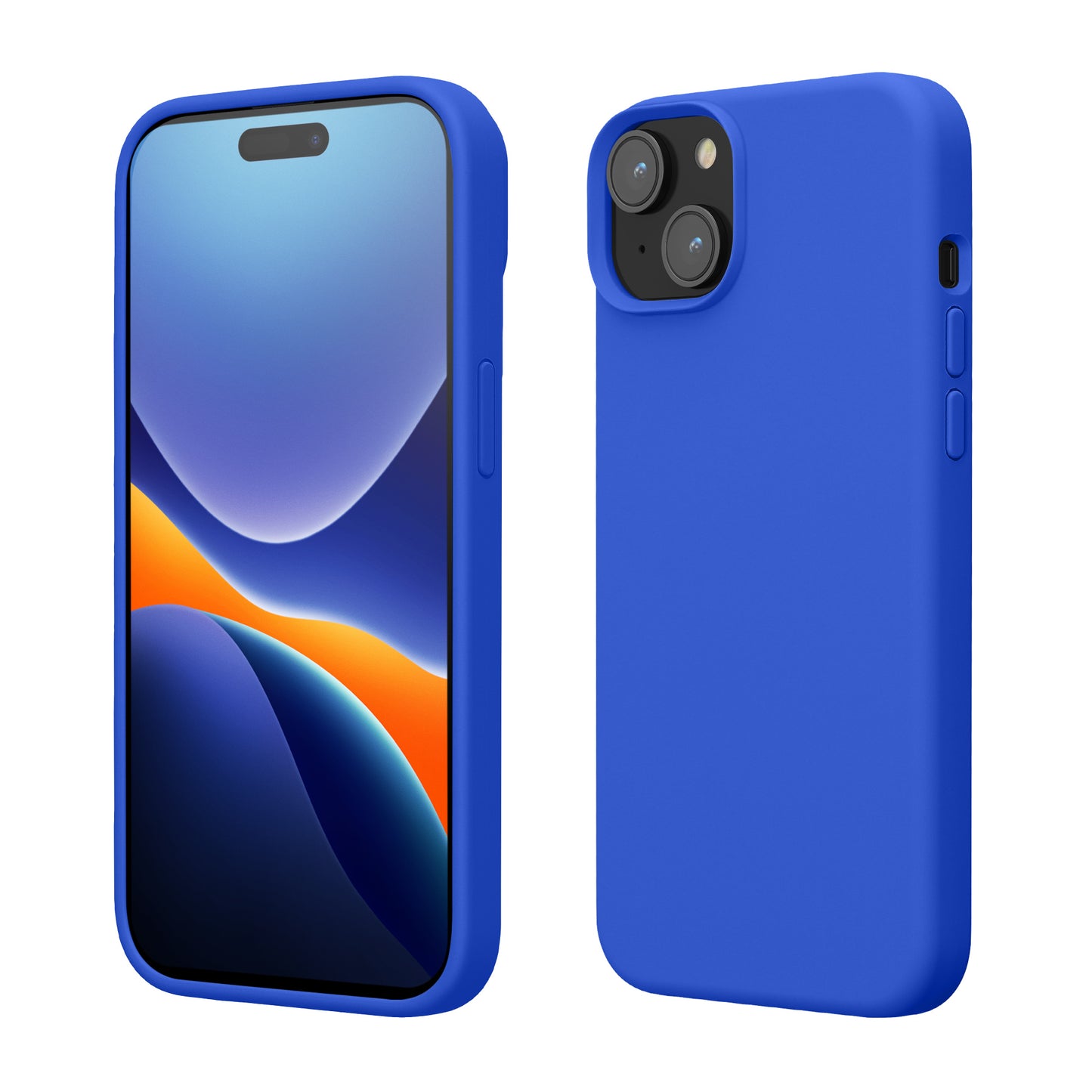 kwmobile Handyhülle für iPhone 15 Case - kabelloses Laden