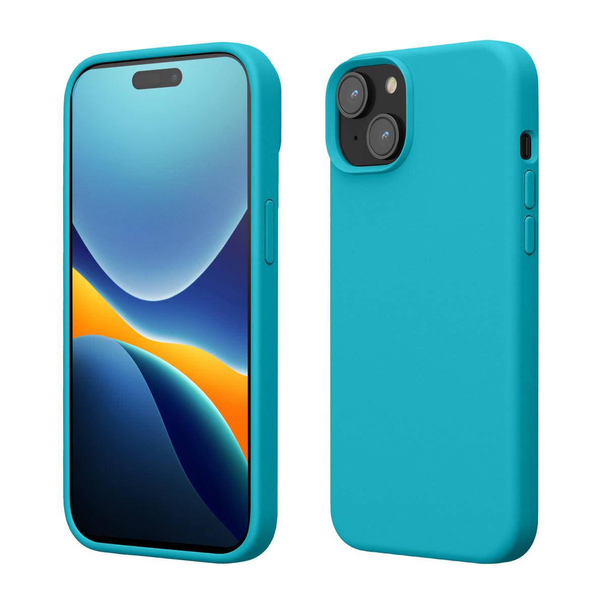kwmobile Handyhülle für iPhone 15 Case - kabelloses Laden