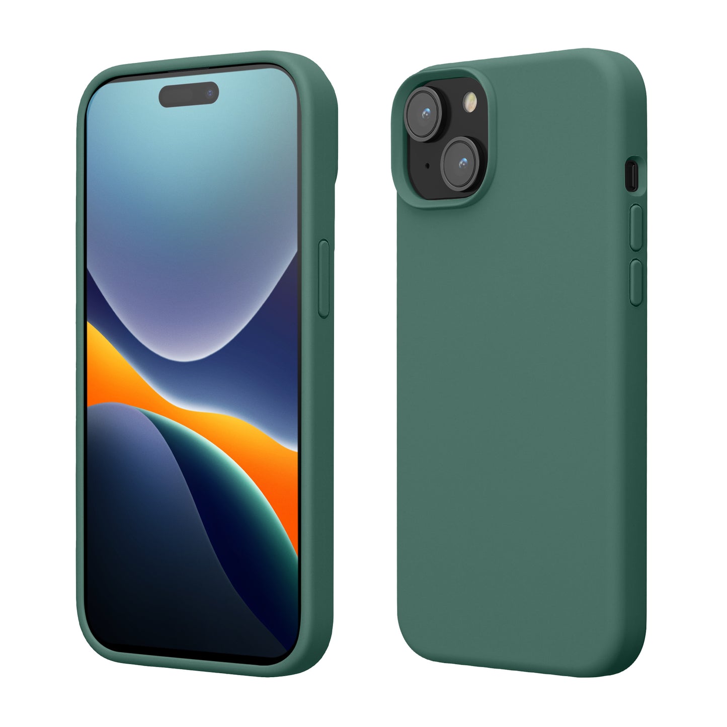kwmobile Handyhülle für iPhone 15 Case - kabelloses Laden