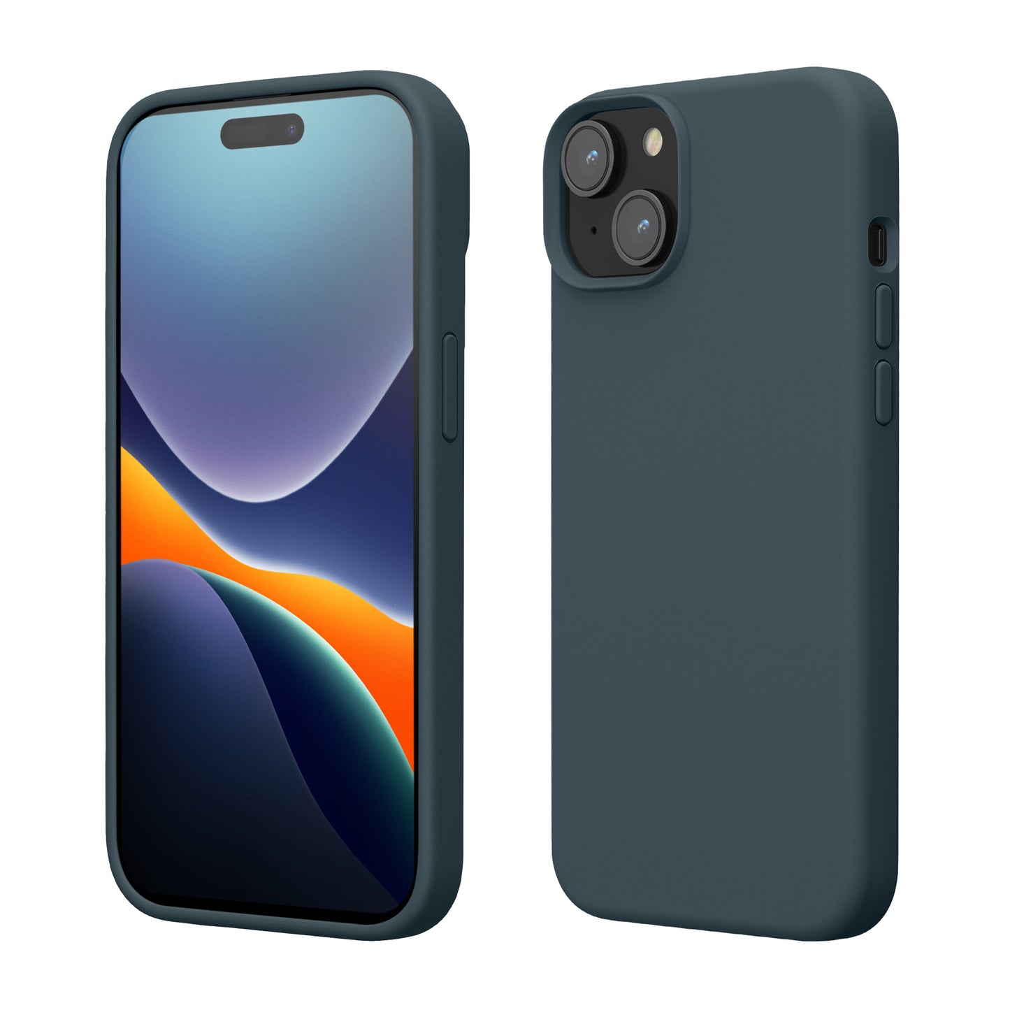 kwmobile Handyhülle für iPhone 15 Case - kabelloses Laden