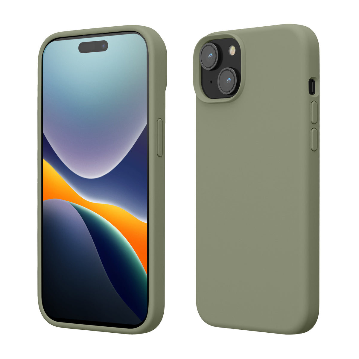 kwmobile Handyhülle für iPhone 15 Case - kabelloses Laden
