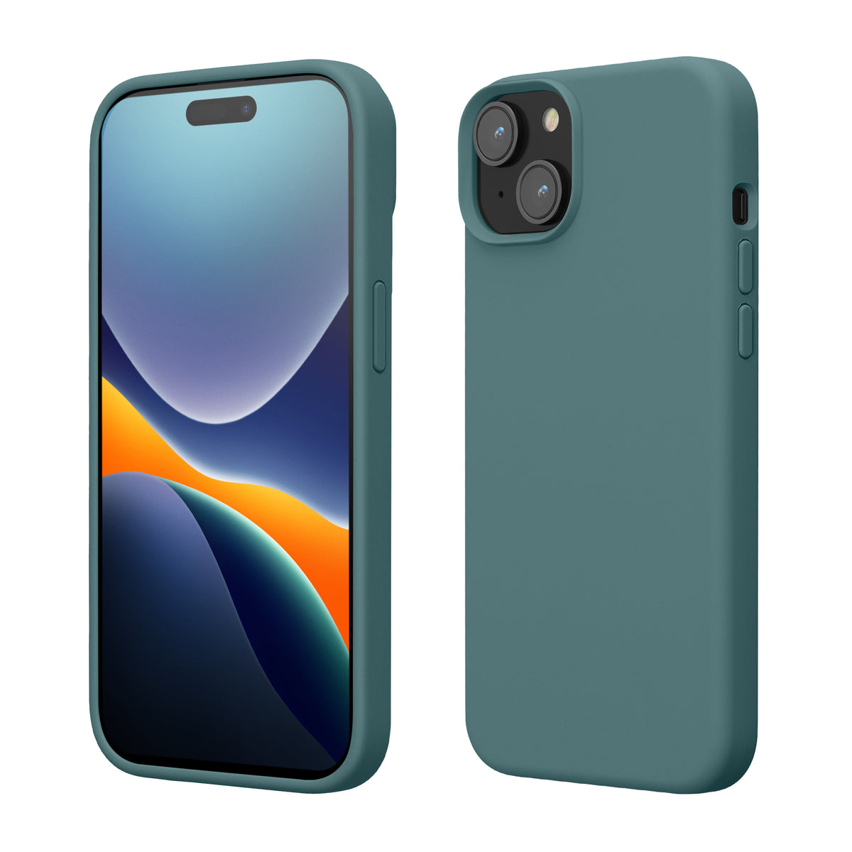 kwmobile Handyhülle für iPhone 15 Case - kabelloses Laden