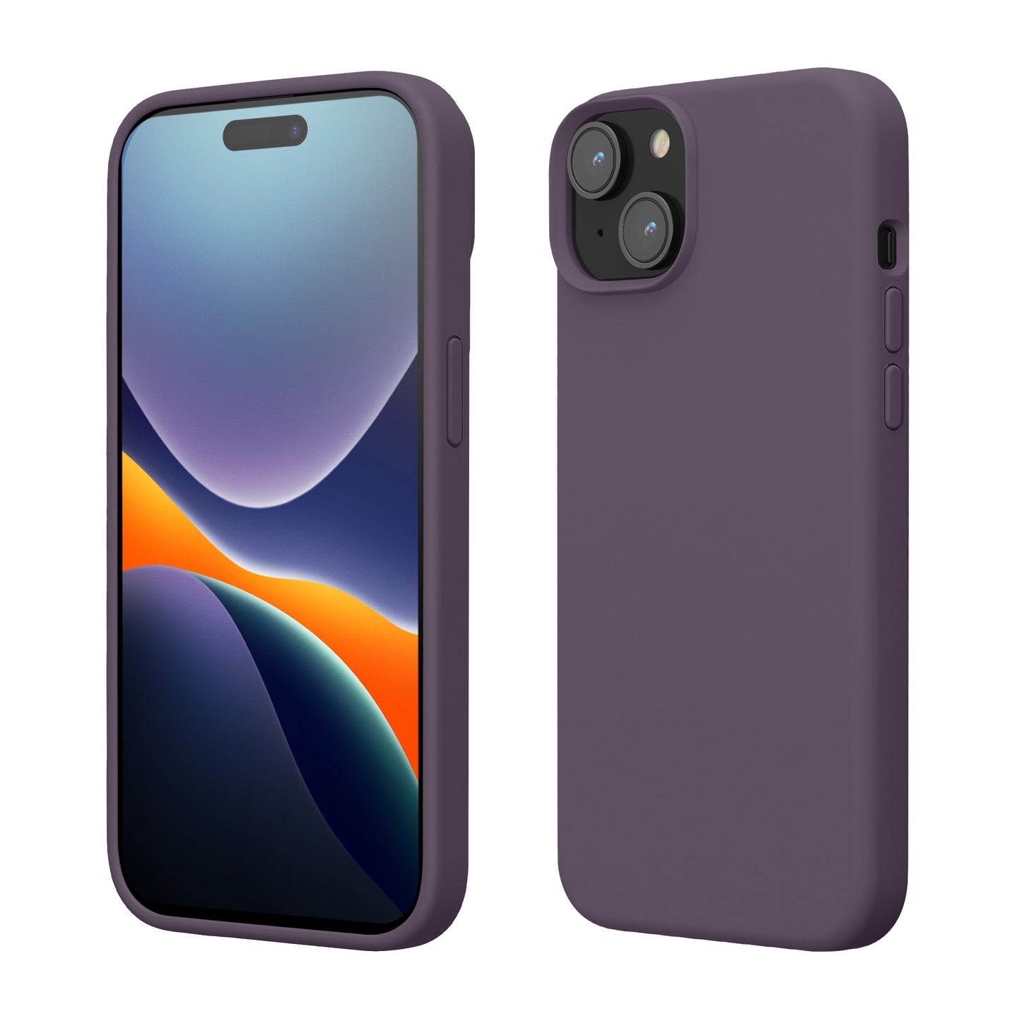 kwmobile Handyhülle für iPhone 15 Case - kabelloses Laden