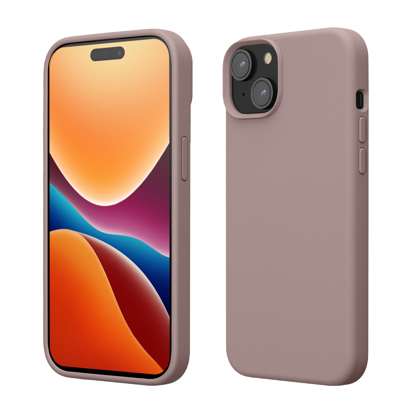 kwmobile Handyhülle für iPhone 15 Case - kabelloses Laden
