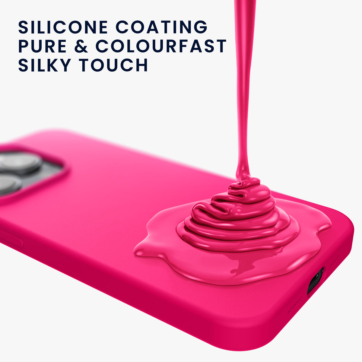 iPhone 15 Plus Silikon Handyhülle