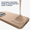 kwmobile Handyhülle für iPhone 15 Pro Case - kabelloses Laden - Hülle Silikon
