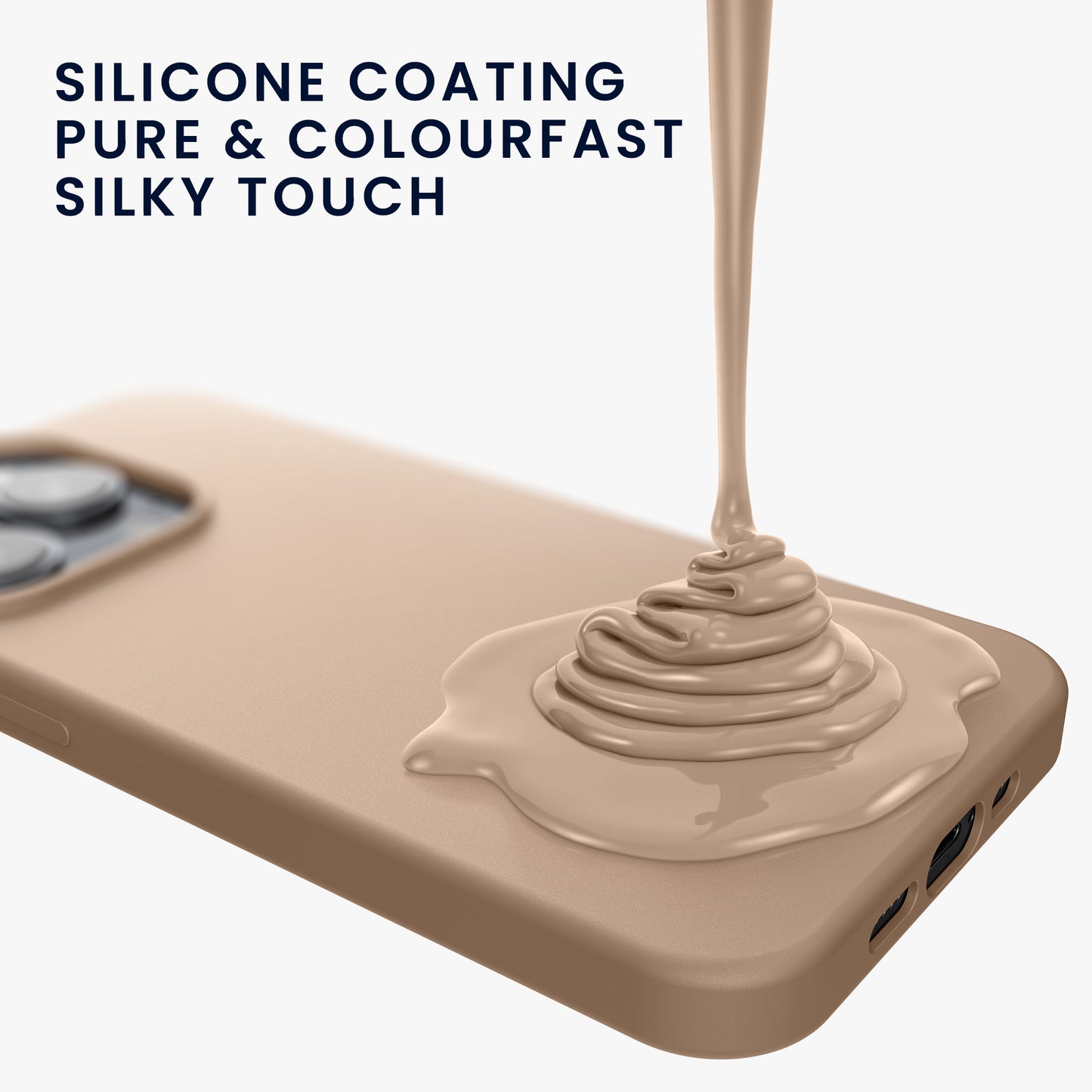 kwmobile Handyhülle für iPhone 15 Pro Case - kabelloses Laden - Hülle Silikon