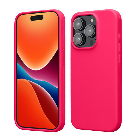 kwmobile Handyhülle für iPhone 15 Pro Case - kabelloses Laden - Hülle Silikon