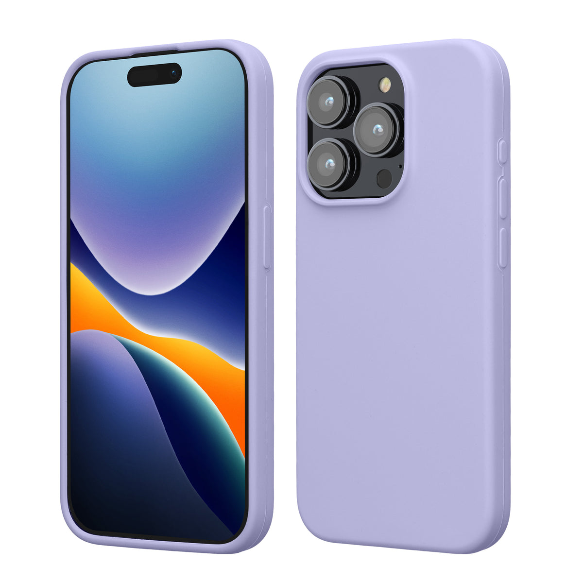 kwmobile Handyhülle für iPhone 15 Pro Case - kabelloses Laden - Hülle Silikon