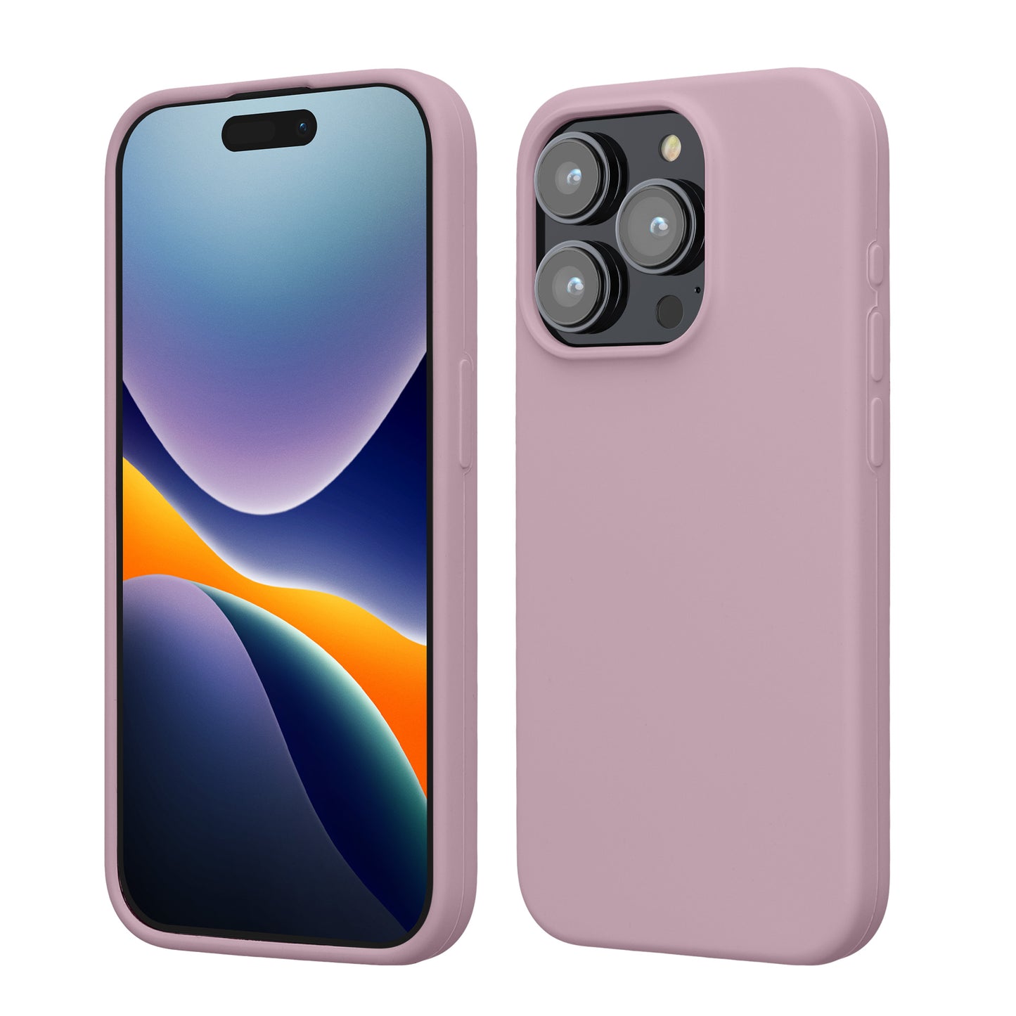 kwmobile Handyhülle für iPhone 15 Pro Case - kabelloses Laden - Hülle Silikon
