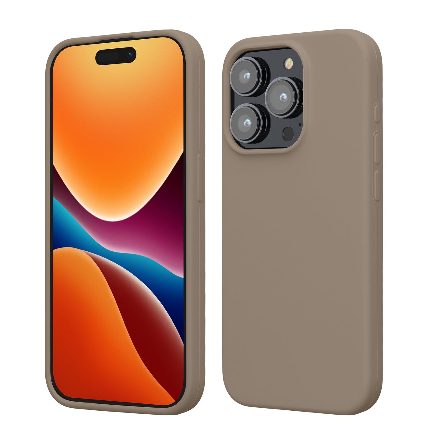 kwmobile Handyhülle für iPhone 15 Pro Case - kabelloses Laden - Hülle Silikon