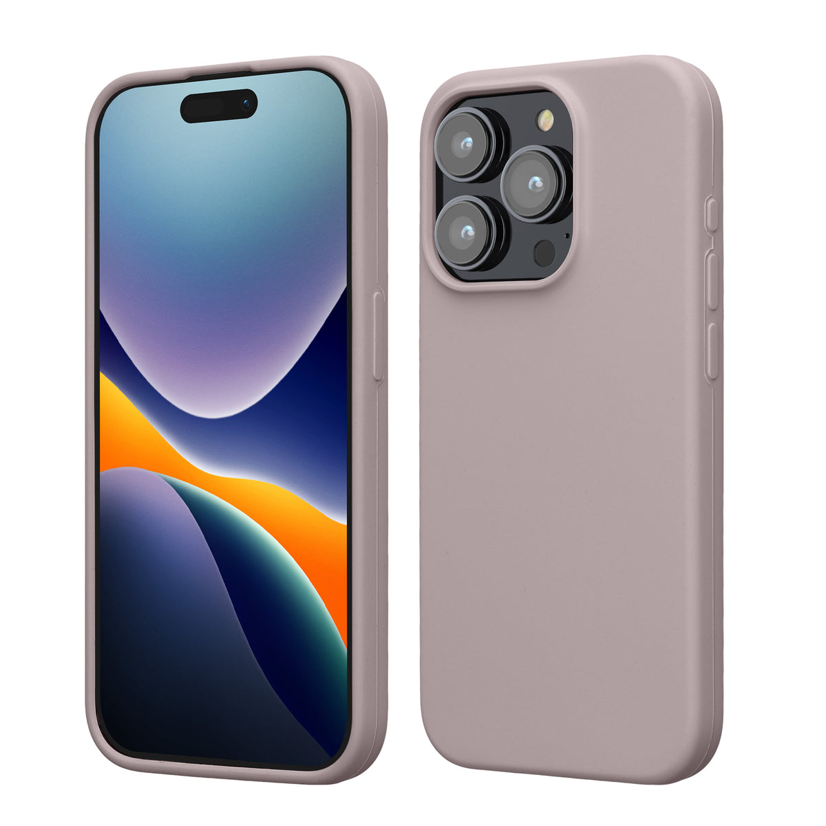 kwmobile Handyhülle für iPhone 15 Pro Case - kabelloses Laden - Hülle Silikon